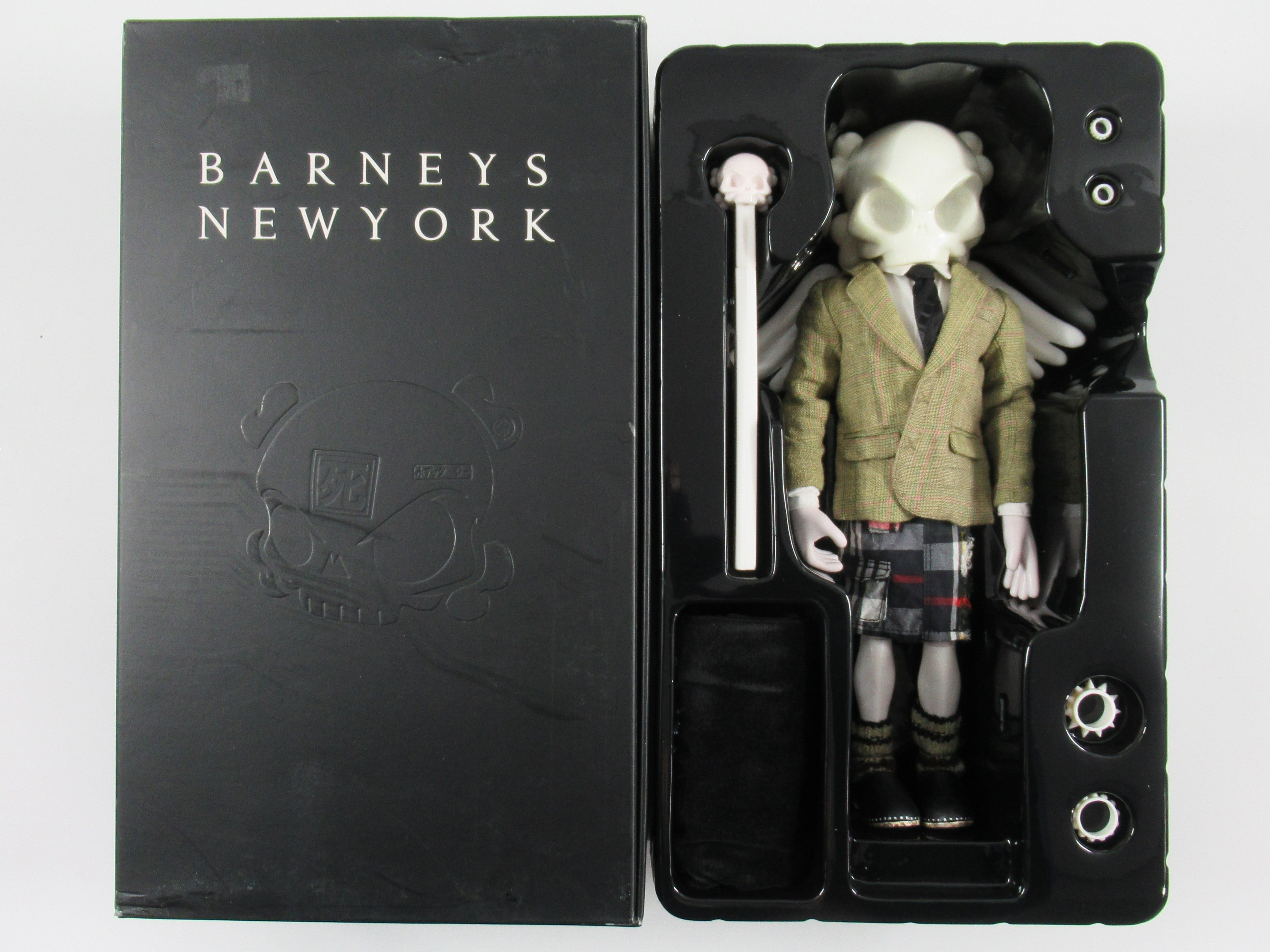 HUCK GEE x DRIES VAN NOTEN Skullhead Figure - Kidrobot (2005) Limited Edition Designer Art Toy